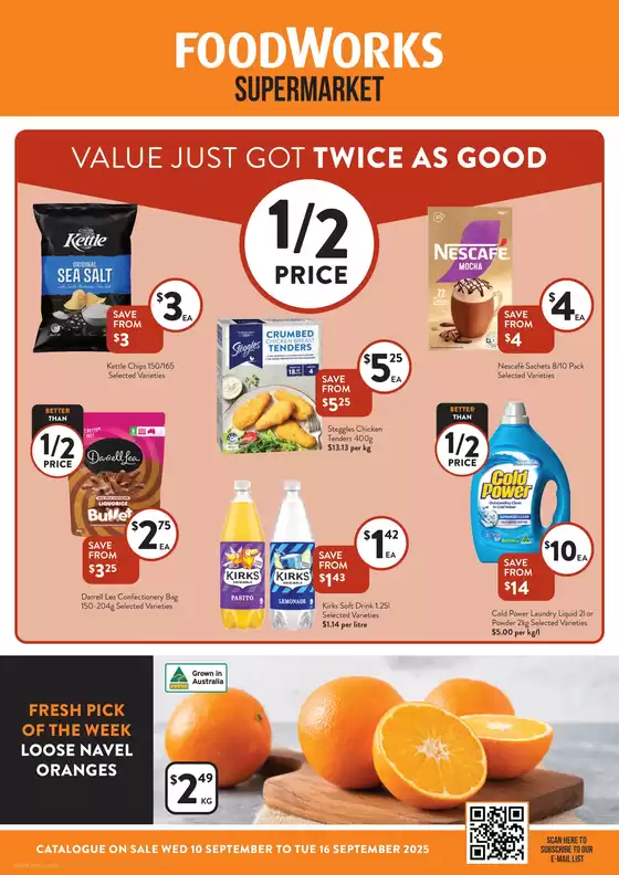 Foodworks catalogue in Newman WA | Supermarket | 2025-09-10T00:00:00.000Z - 2025-09-16T00:00:00.000Z