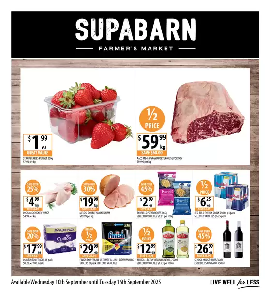 Weekly Specials 10/09