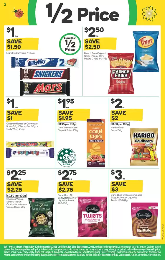 Weekly Specials - 17/09