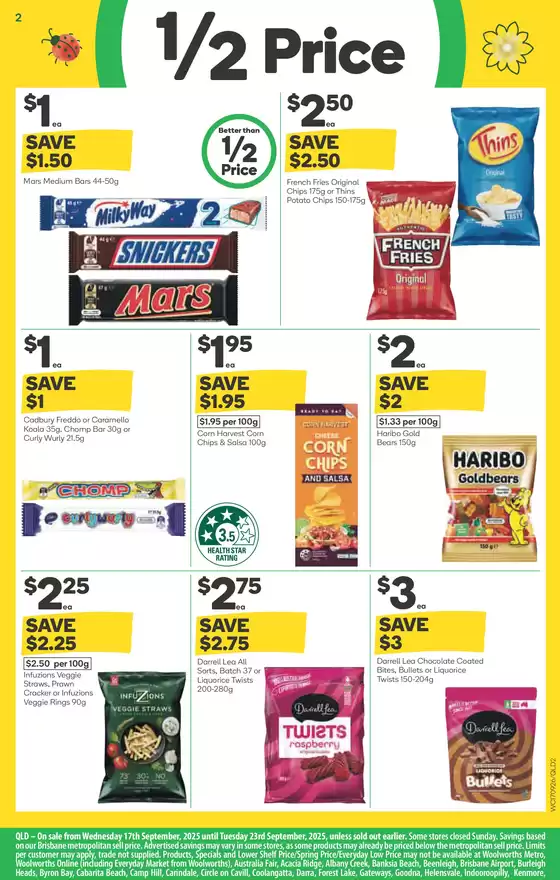 Weekly Specials - 17/09