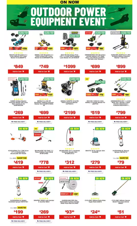 Outdoor Power Equipment