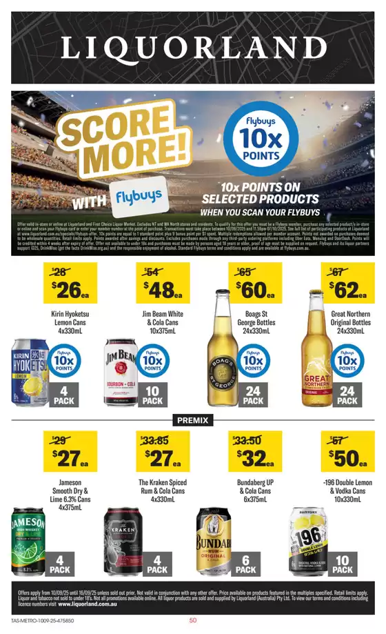 Liquorland catalogue | Weekly Specials | 2025-09-10T00:00:00.000Z - 2025-09-16T00:00:00.000Z