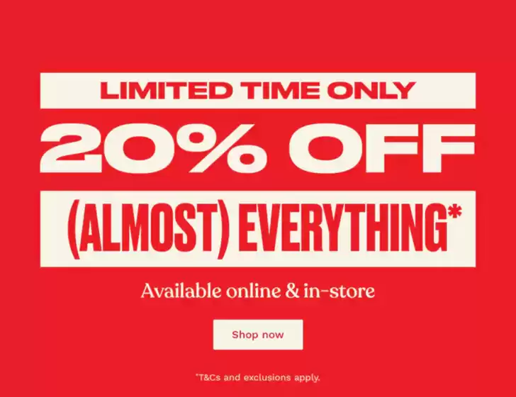 20% Off