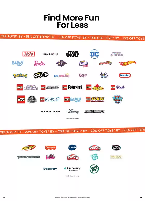 Myer Toy Sale