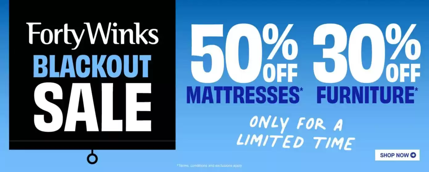 Blackout Sale!