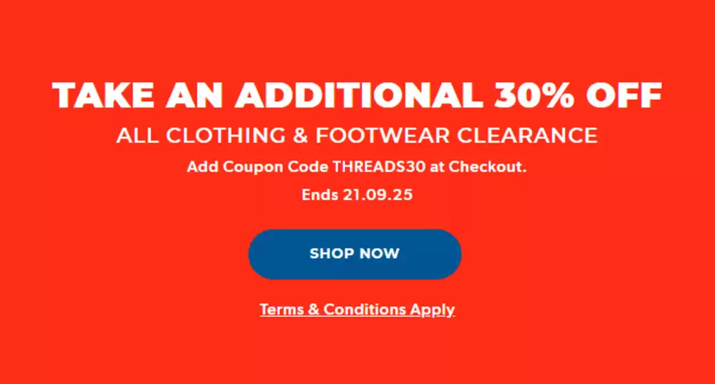 Clothing & Footwear Clearance