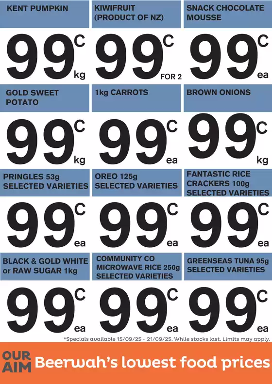 Weekly Specials
