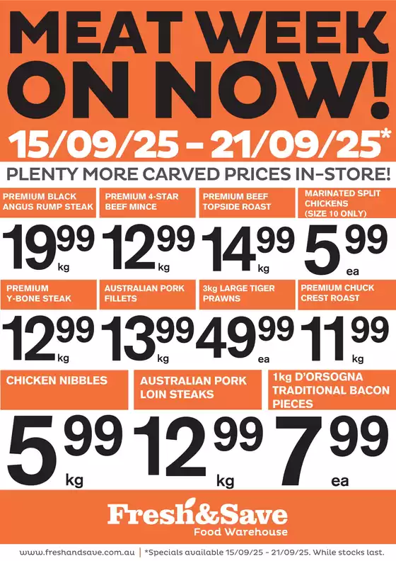 Weekly Specials