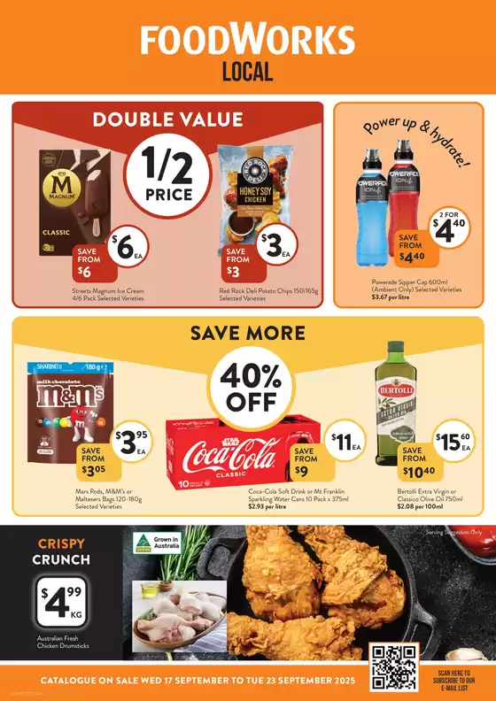 Foodworks catalogue in  | Local | 2025-09-17T00:00:00.000Z - 2025-09-23T00:00:00.000Z