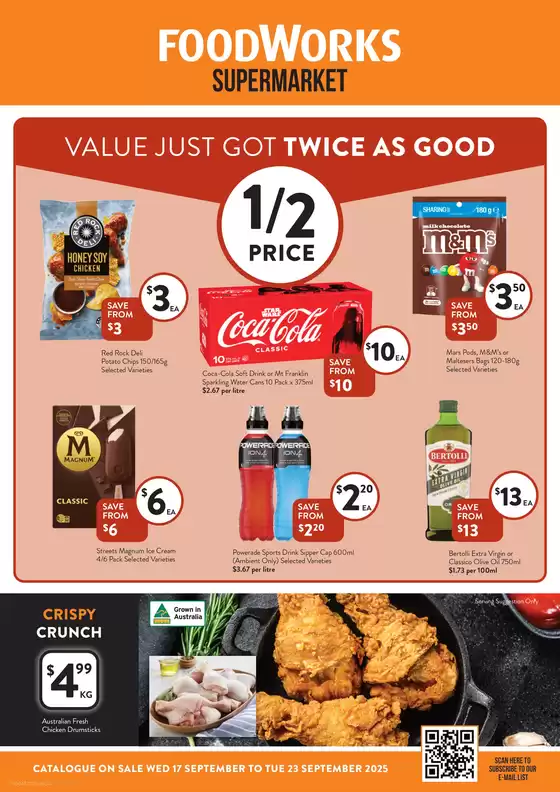 Foodworks catalogue | Supermarket | 2025-09-17T00:00:00.000Z - 2025-09-23T00:00:00.000Z