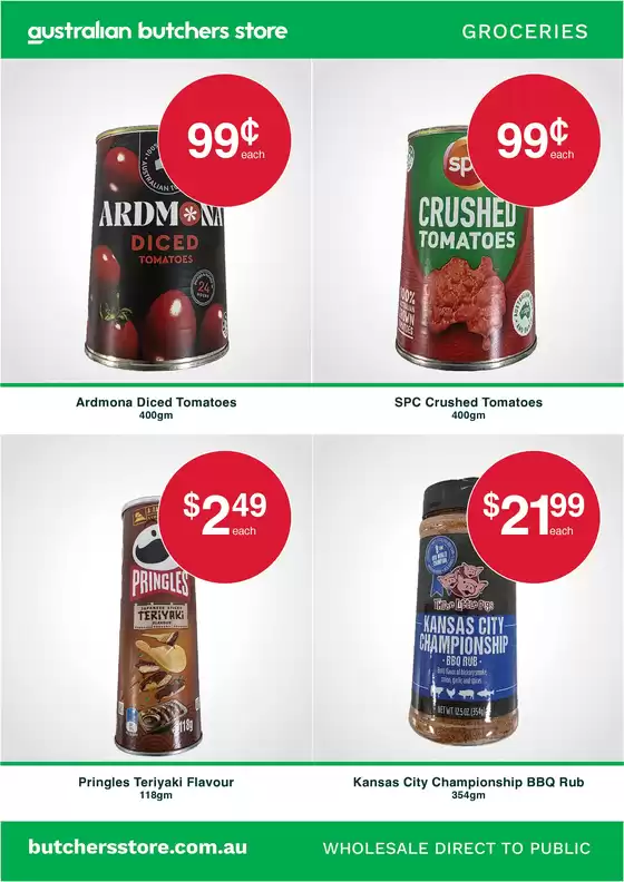 Weekly Specials