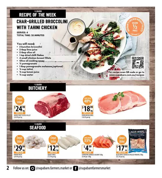 Weekly Specials 17/09