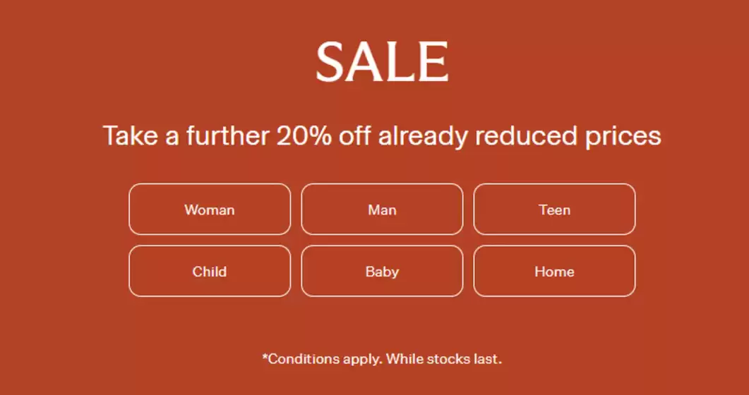 Take A Further 20% Off