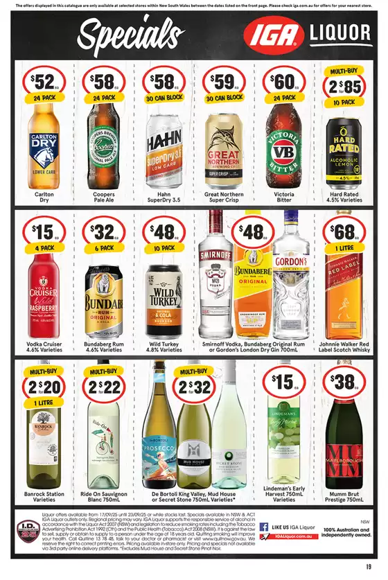 Weekly Specials