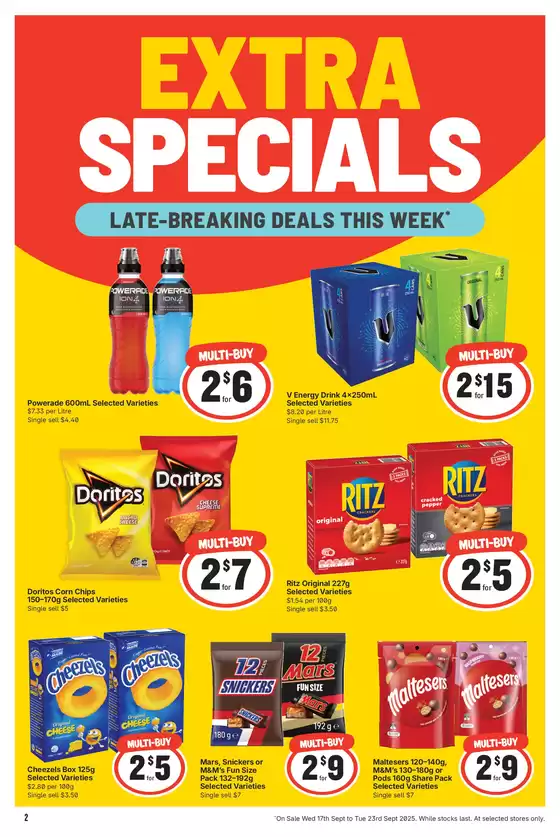 Extra Specials