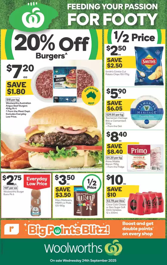 Weekly Specials - 24/09