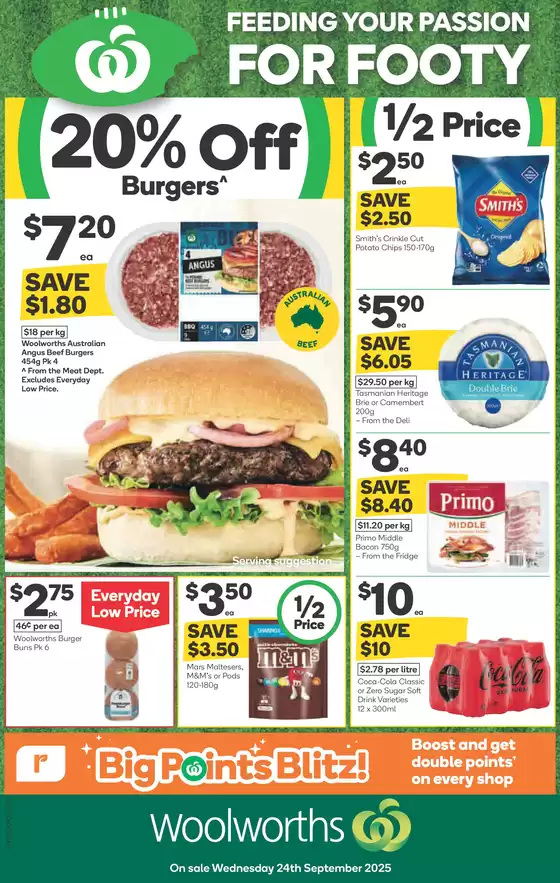 Weekly Specials - 24/09
