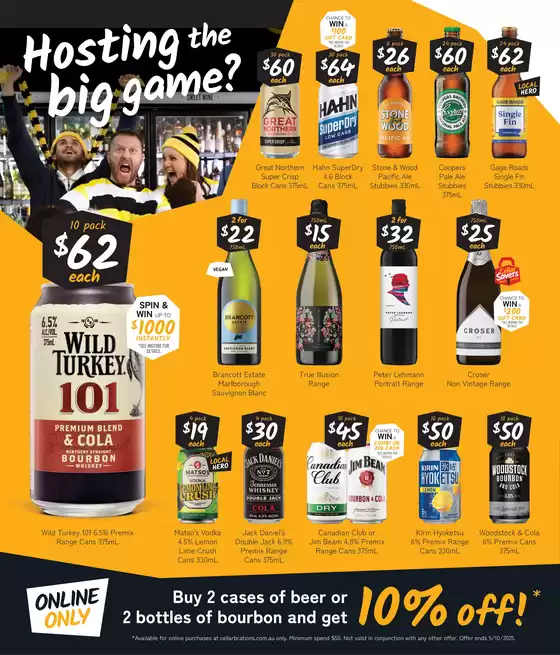 Game Day Deals, Good Shout 22/09