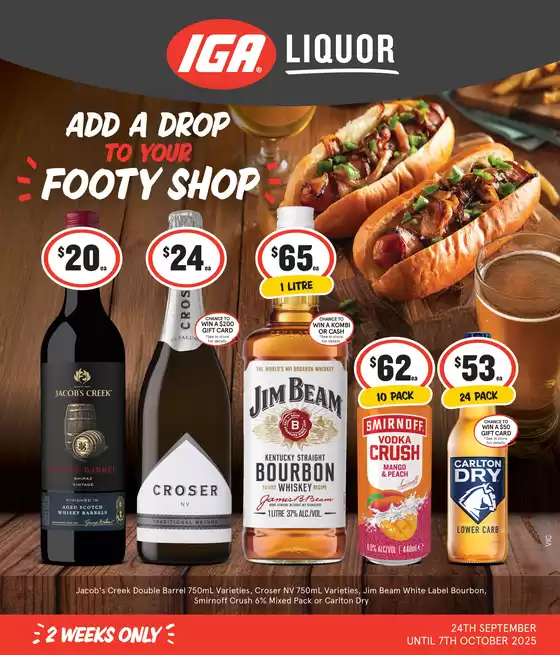 Add a Drop to Your Footy Shop 24/09