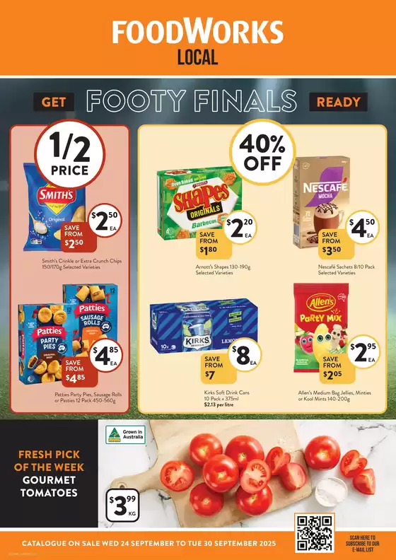 Foodworks catalogue in Blackwall TAS | Local | 2025-09-24T00:00:00.000Z - 2025-09-30T00:00:00.000Z