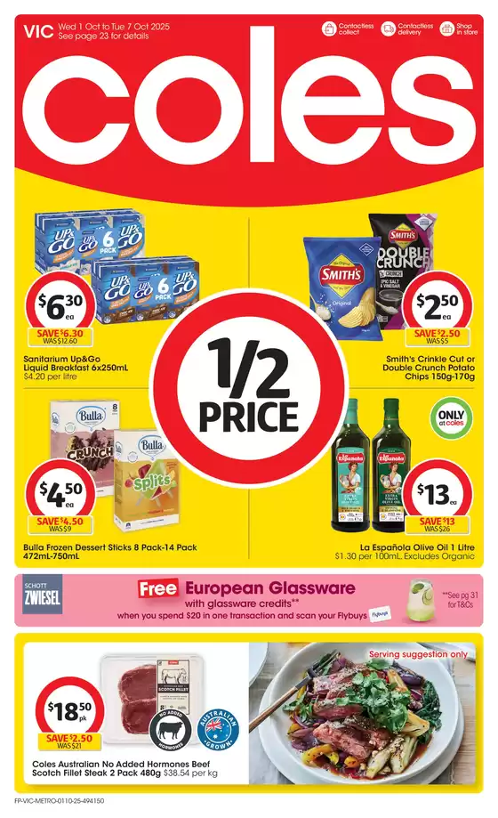 Coles catalogue in Myrtleford VIC | Coles Catalogue - 1st October | 2025-10-01T00:00:00.000Z - 2025-10-07T00:00:00.000Z
