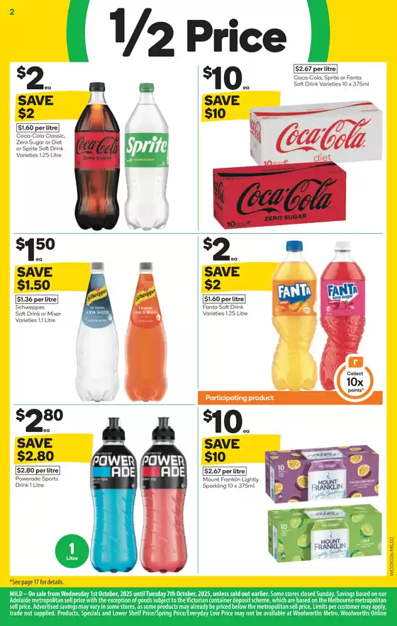 Weekly Specials - 01/10