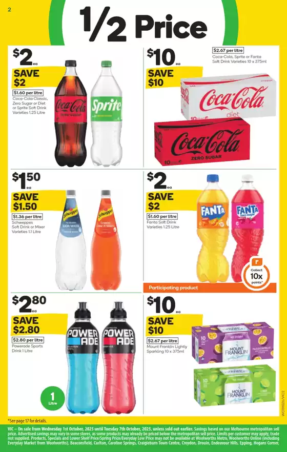 Weekly Specials - 01/10