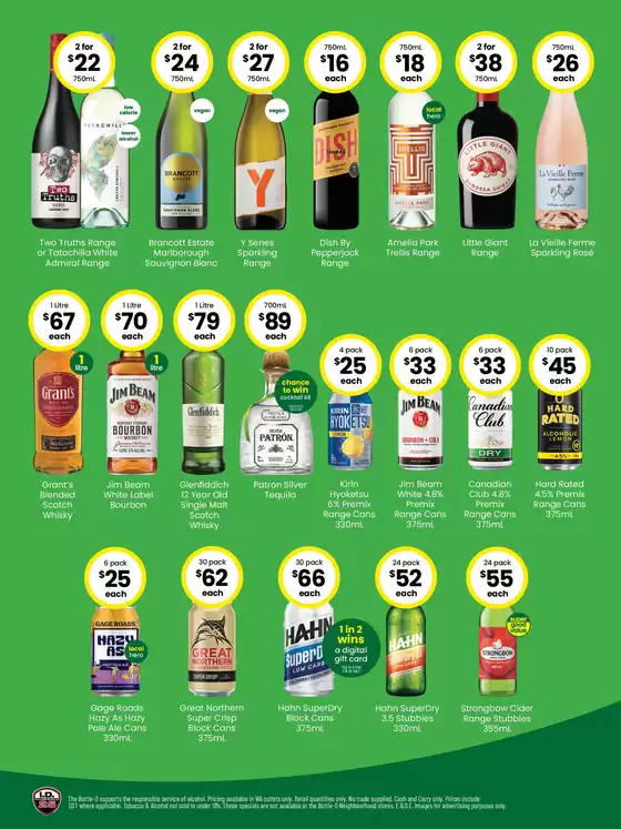 Good Value Booze, For Good Value People. 29/09