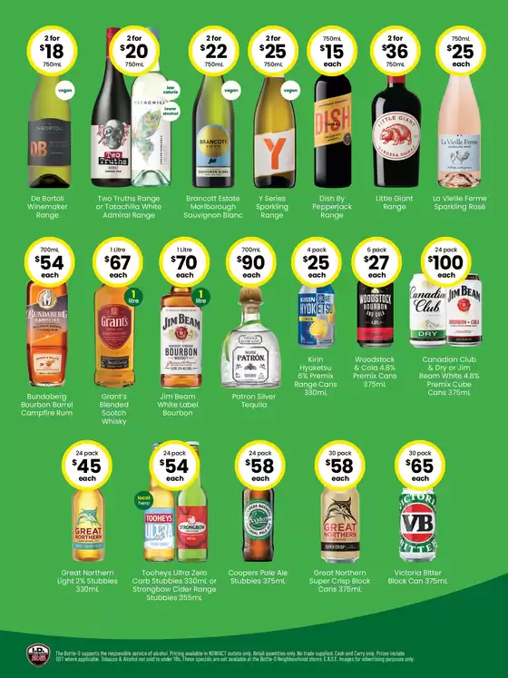 Good Value Booze, For Good Value People. 29/09