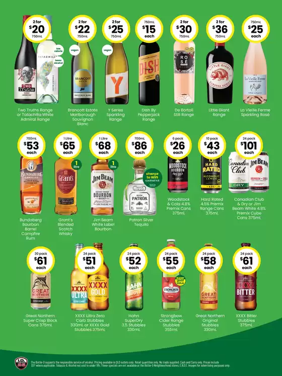 Good Value Booze, For Good Value People. 29/09