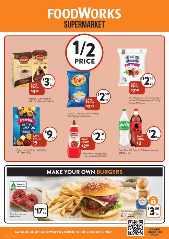 Foodworks catalogue in Moree NSW | Supermarket | 2025-10-01T00:00:00.000Z - 2025-10-07T00:00:00.000Z