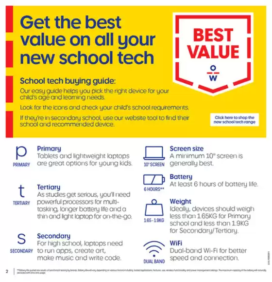 Low Prices on New School Tech