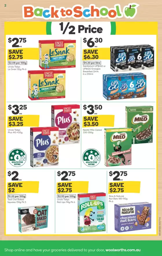 Weekly Specials - 08/10