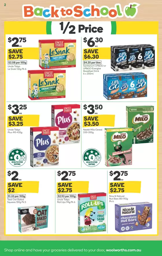 Weekly Specials - 08/10