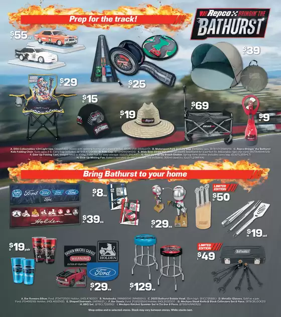 Bringing the Bathurst High Octane. Low Prices.