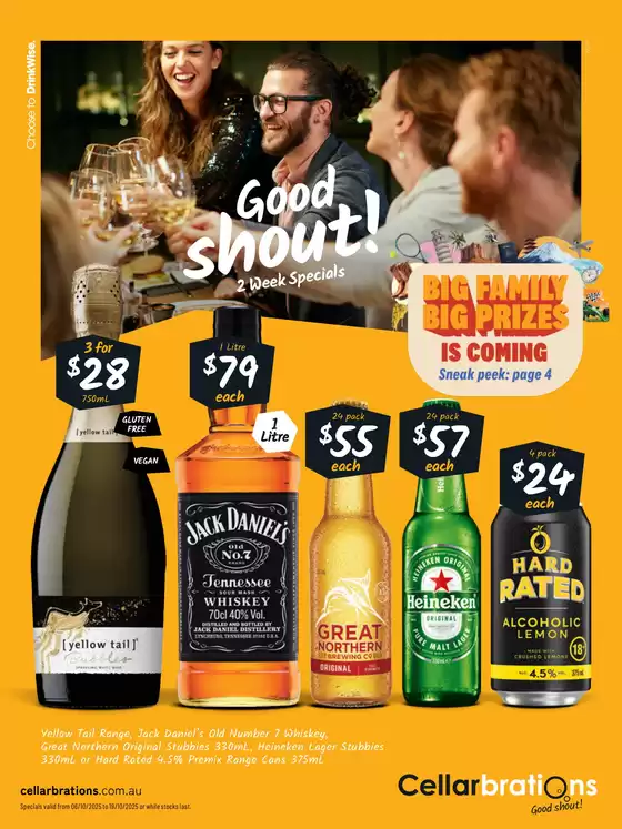Cellarbrations catalogue in Paterson NSW | Good Shout! 06/10 | 2025-10-06T00:00:00.000Z - 2025-10-19T00:00:00.000Z