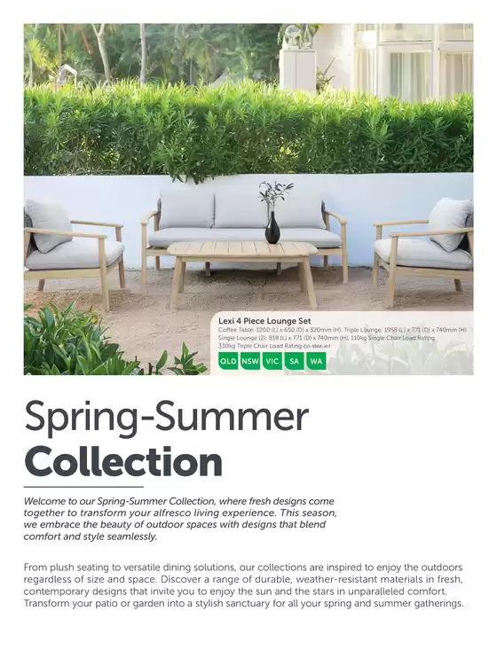 The Stratco: Outdoor Furniture Lookbook