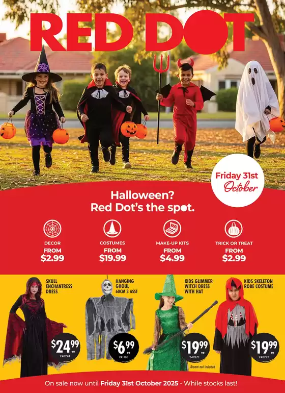 Red Dot catalogue in Lakewood NSW | Halloween 2025 | 2025-10-06T00:00:00.000Z - 2025-10-31T00:00:00.000Z
