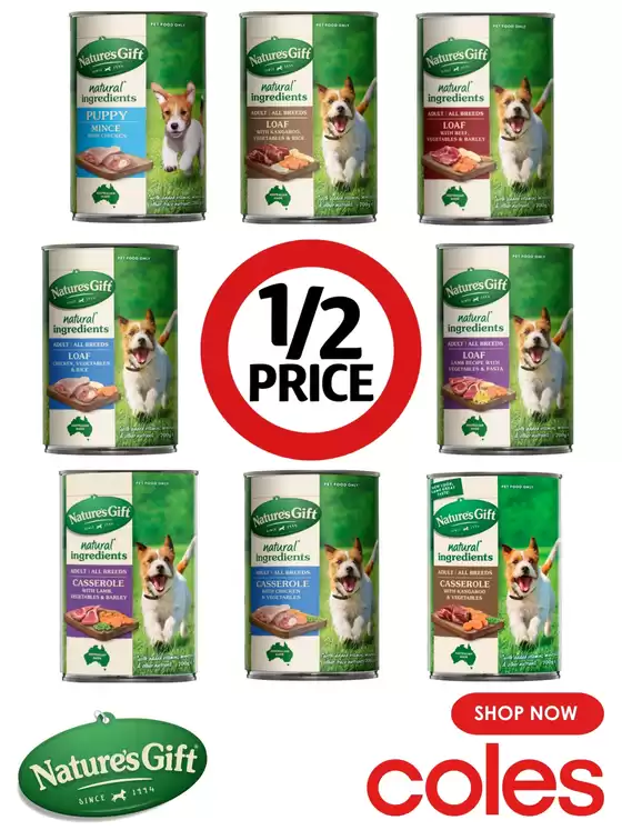 Coles catalogue in Nillumbik VIC | Nature’s Gift | 2025-10-08T00:00:00.000Z - 2025-10-14T00:00:00.000Z