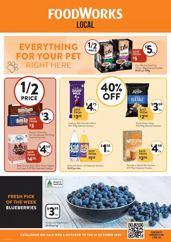 Foodworks catalogue in Exmouth WA | Local | 2025-10-08T00:00:00.000Z - 2025-10-14T00:00:00.000Z