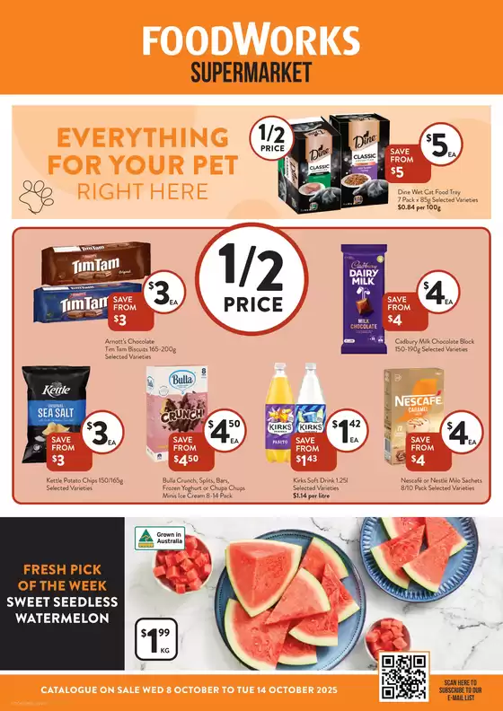 Foodworks catalogue in Liverpool NSW | Supermarket | 2025-10-08T00:00:00.000Z - 2025-10-14T00:00:00.000Z