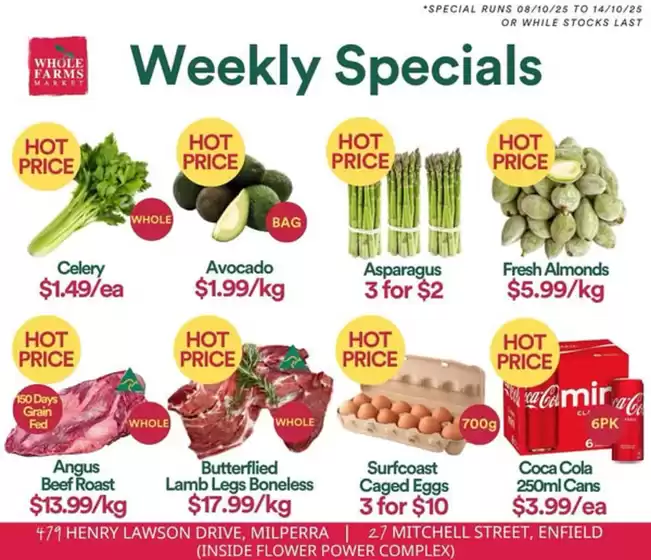 WHOLEFARMS catalogue | Weekly Specials | 2025-10-08T00:00:00.000Z - 2025-10-14T00:00:00.000Z