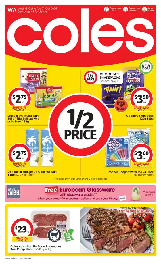 Coles catalogue in Margaret River WA | Coles Catalogue - 15th October | 2025-10-15T00:00:00.000Z - 2025-10-21T00:00:00.000Z