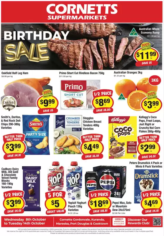 CORNETTS catalogue in Nagambie VIC | Weekly Specials | 2025-10-08T00:00:00.000Z - 2025-10-14T00:00:00.000Z