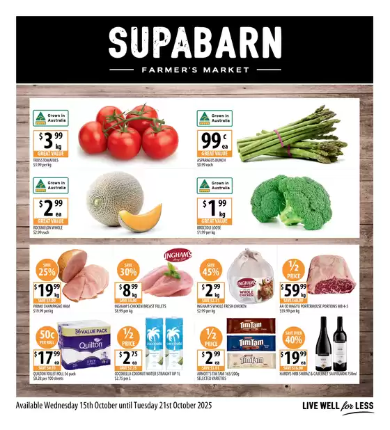 Supabarn catalogue in Brisbane QLD | Weekly Specials 15/10 | 2025-10-15T00:00:00.000Z - 2025-10-21T00:00:00.000Z