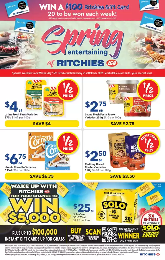 Ritchies catalogue in Brisbane QLD | Ritchies 15/10 | 2025-10-15T00:00:00.000Z - 2025-10-21T00:00:00.000Z