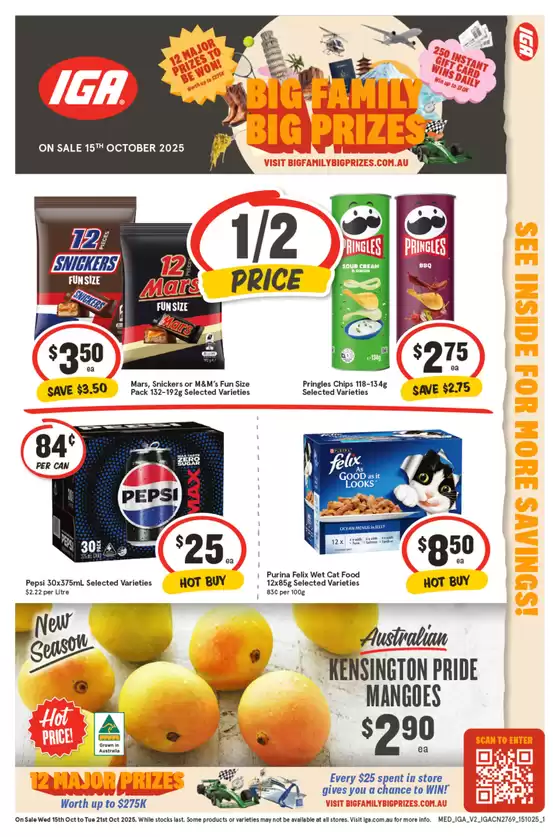 IGA catalogue in Brisbane QLD | IGA 15/10 | 2025-10-15T00:00:00.000Z - 2025-10-21T00:00:00.000Z