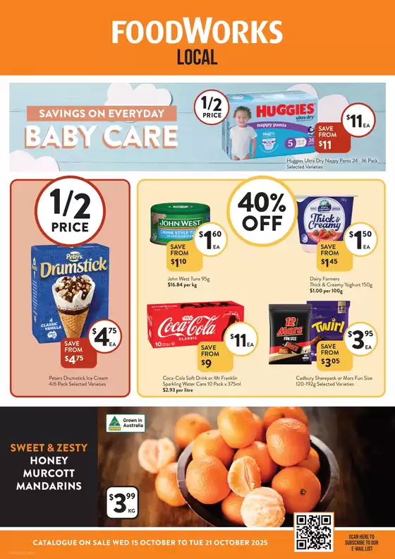 Foodworks catalogue in Bombala NSW | Local | 2025-10-15T00:00:00.000Z - 2025-10-21T00:00:00.000Z