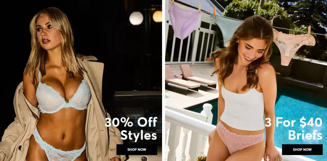 Bendon Lingerie Outlet catalogue in Goondiwindi QLD | Discounts | 2025-10-13T00:00:00.000Z - 2025-10-27T00:00:00.000Z