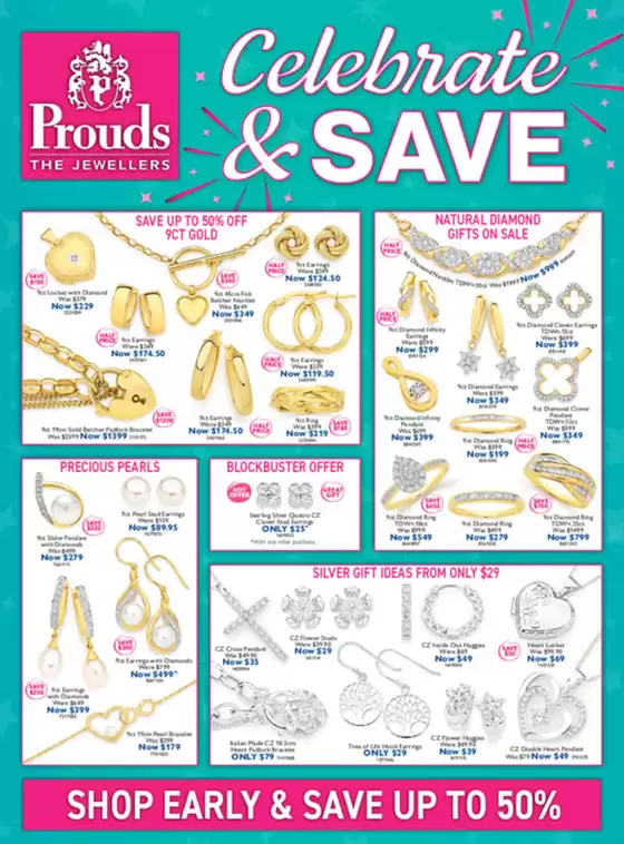 Prouds catalogue in Goondiwindi QLD | Celebrate & Save | 2025-10-13T00:00:00.000Z - 2025-11-09T00:00:00.000Z